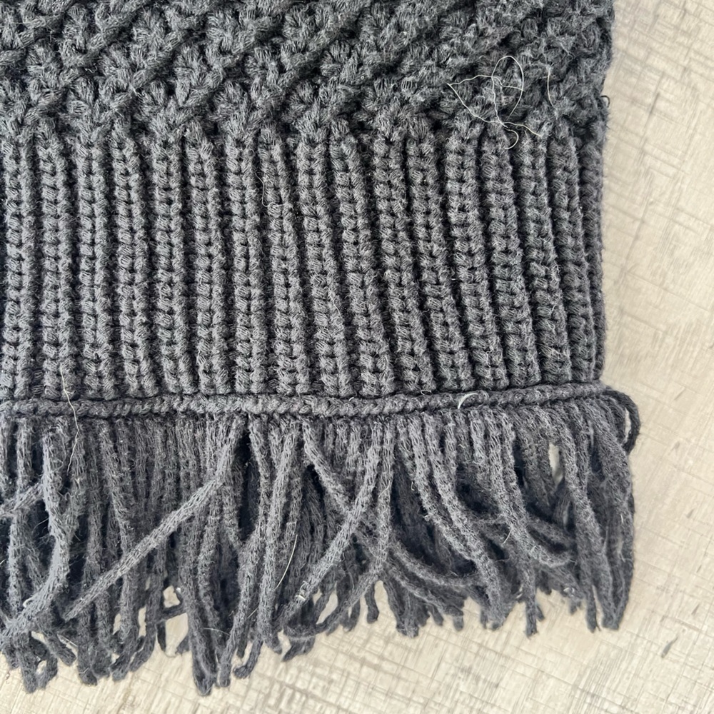 Joie Jolana Black, Grey, White Knitted Cardigan with elbow Sleeves Size M/L - Picture 9 of 15